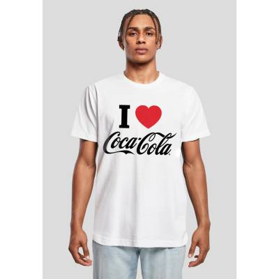 MERCHCODE Тениска Coca Cola I Love Coke Tee white XXLUB-MC894-00220 - , размер XL