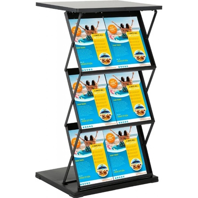 A-Z Reklama CZ Stříbrný skládací stolek 6 x A4 – Zboží Mobilmania