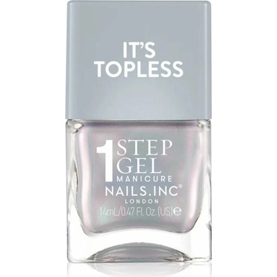 Nails Inc. It’s Topless gélový lak na nechty pre dlhotrvajúci efekt odtieň Elle 14 ml