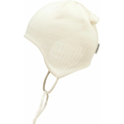 Devold Hildre detská merino čiapka raw white