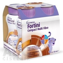 Fortini Compact Multi Fibre Čokoláda-karamel 4 x 125 ml