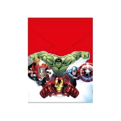 Procos Pozvánky a obálky Avengers Marvel