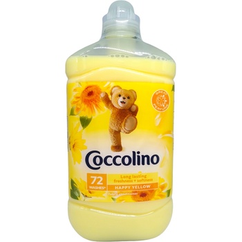 Coccolino омекотител, Happy yellow, 68 пранета, 1.70 литра