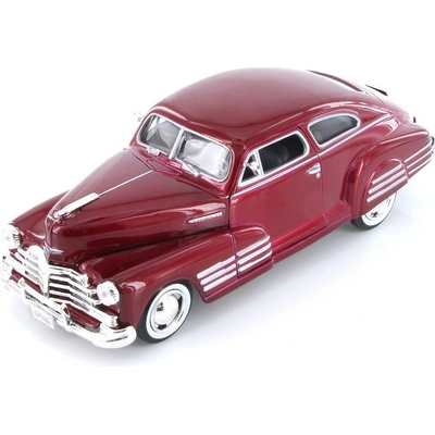 Chevrolet Aerosedan Fleetline 1948 vínová MOTORMAX 1:24