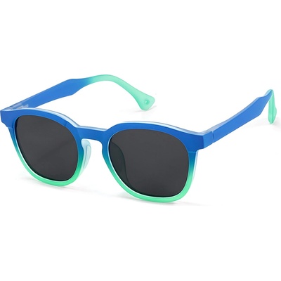 Techsuit Детски слънчеви очила Techsuit Kids Polarized Sunglasses (691) - поляризирани, TR рамка - Аквамарин
