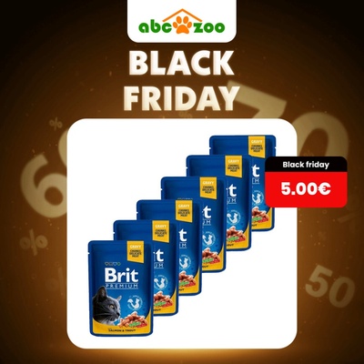 Brit Premium Cat Salmon & Trout 6 x 100 g