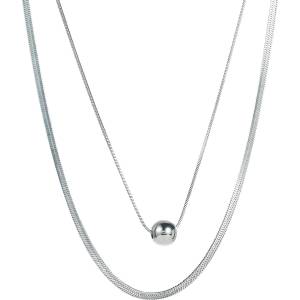 HARAHU Колие fi-20873 - Сребърно kp20873