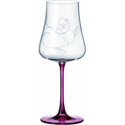 Crystal Bohemia BOHEMIA IDUNA RED FOOT POHÁR NA VÍNO 6 x 500 ml