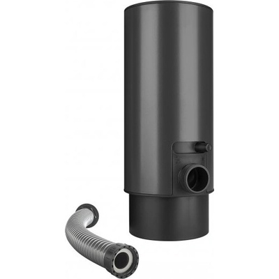 KJG Zachytávač vody s hadicí průměr 100mm Pz lakovaný antracit