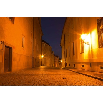 DIMEX ART s. r. o Флизелинов фототапет нощна улица в прага 375 x 250 см
