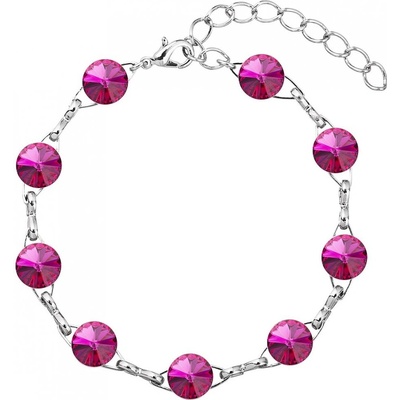 JSB Rivoli se Swarovski Elements Fuchsia 6948