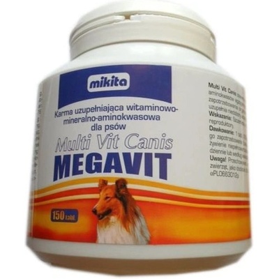 Mikita Multi Vít Canis Megavit - směs vitamínů, minerálů a aminokyselin 50 tbl