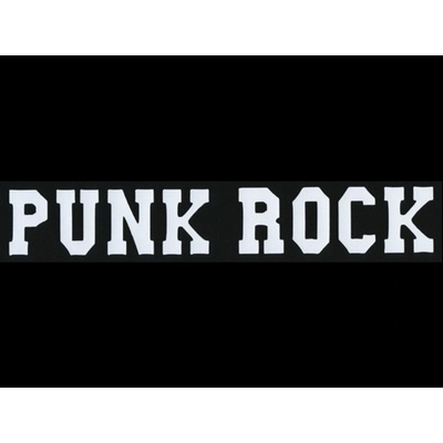 Zádovka PUNK ROCK line nápis