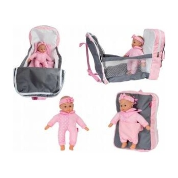 Smily Play Lala with backpack and crib