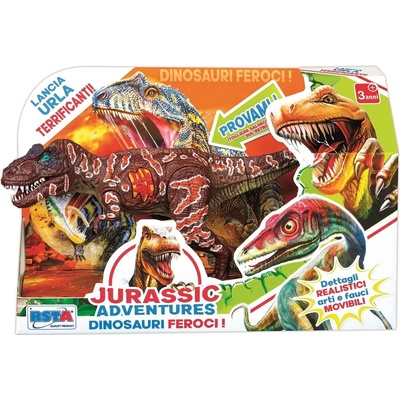 RS Toys Интерактивна играчка RS Toys - Динозавър със звук, кафяв (11344)