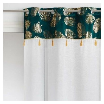 Douceur d`Interieur SABALY ZÁVĚS - BÍLÁ/ZELENÁ 140x240