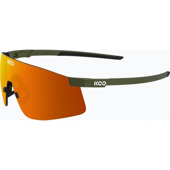 Koo Слънчеви очила Koo Nova olive green matt/orange mirror
