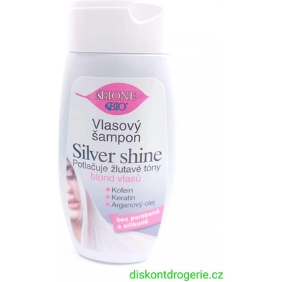 Bione Cosmetics Silver Shine šampon 260 ml