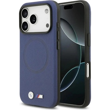 BMW Калъф MagSafe с метално лого BMW M FW за iPhone 17 Pro - тъмносин (3666339531874)