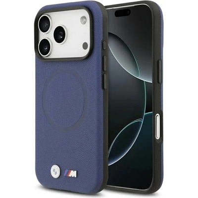 BMW Калъф MagSafe с метално лого BMW M FW за iPhone 17 Pro - тъмносин (3666339531874)