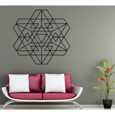 Stylesa Geometrický obraz na stenu z drevenej preglejky 3957 PR0334 preglejka