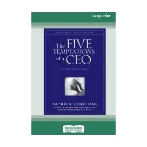 Five Temptations of a CEO | PATRICK LENCIONI (ISBN: 9780369304551)