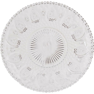 Clayre & Eef Sklenený dezertný tanier Honoré 25 cm
