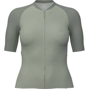 7mesh Дамска фланелка с къс ръкав за колоездене 7mesh Women's Pace Jersey S/S Cycling jersey - Fog (156-2567-0314)