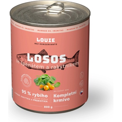 Losos s rakytníkom špenátom a prebiotikami 800 g
