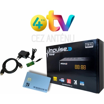 Amiko Impulse 3 Plustelka H.265 DVB-T/T2