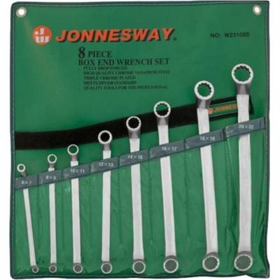 Jonnesway sada očkových vyhnutých klíčů 8 kusů W23108S