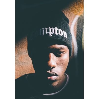 Urban Classics Compton Beanie černý