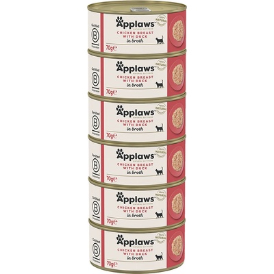Applaws Cat Kuracie prsia s kačicou 6x 70 g