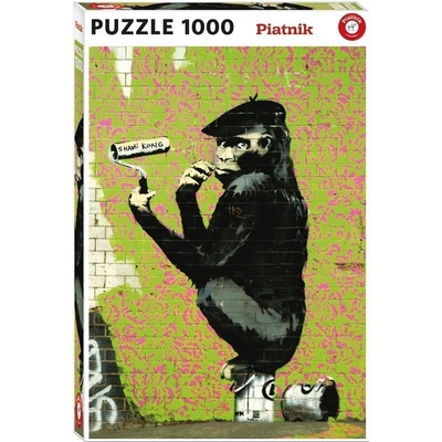 Piatnik Banksy Roller Chimp 1000 dílků