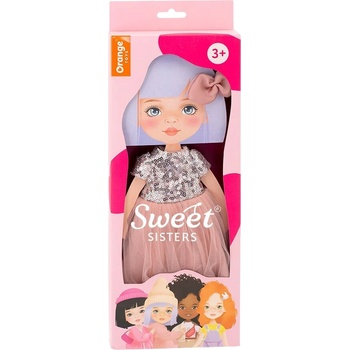 Image 1 of Orange Toys Комплект дрехи за кукла Orange Toys Sweet Sisters - Розова рокля с пайети (S05)