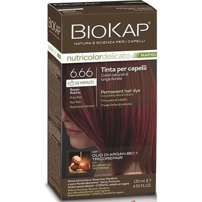 Biokap Nutricolor Delicato Rapid 6.66 rubínová červená 140 ml