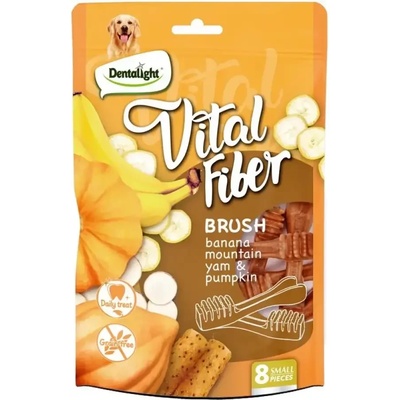 Dentalight Vital Fibre Brush Banana Small дентално лакомство за малки породи 8бр, 80gr