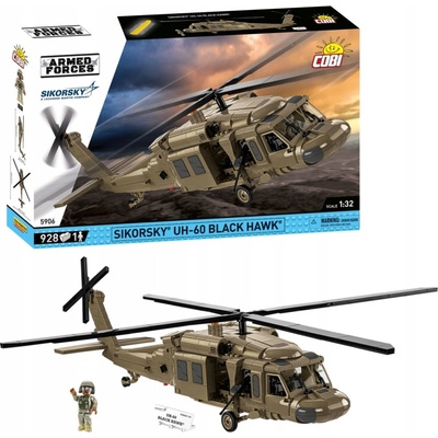 COBI 5906 Armed Forces Americký víceúčelový vrtulník Sikorsky UH-60 Black Hawk 1:32