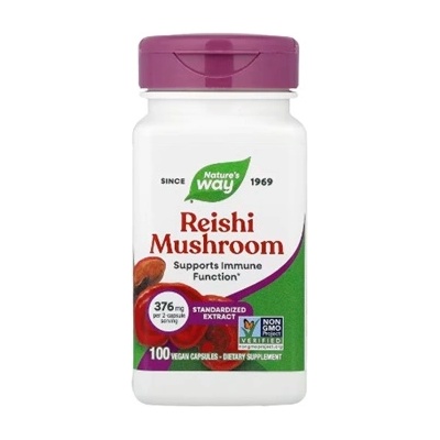 Nature's Way Reishi Mushroom, 188 mg, 100 капсули, Nature's Way (62700)