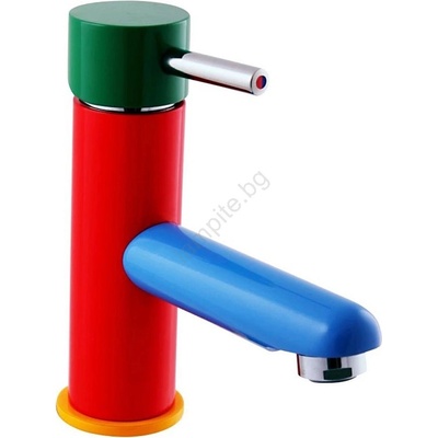 RAV SLEZÁK SE426.0 - Смесител за мивка JUNIOR 15, 7 см червен/син/зелен (RV0002)