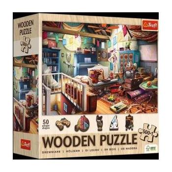 Trefl Wooden puzzle 500+1 Treasures in the attic TREFL