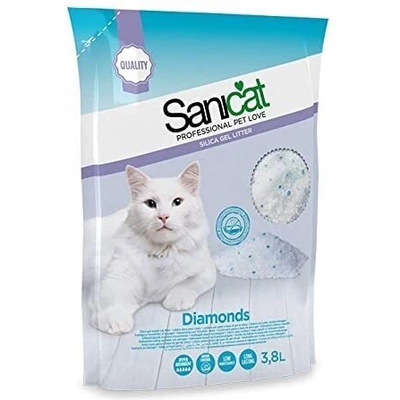 Tolsa Group Sanicat Diamonds Natural - силиконова котешка тоалетна, 5 литра /2.4 кг/
