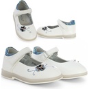 Dětské polobotky s profilovanou koženou vložkou na suchý zip 6475