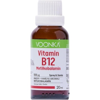 Voonka Vitamin B12 Spray & Drop 1000 mcg [20 мл] Ванилия