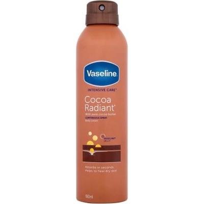 Vaseline Essential Moisture Cocoa Radiant Rich Feeling telové mlieko ve spreji 190 ml