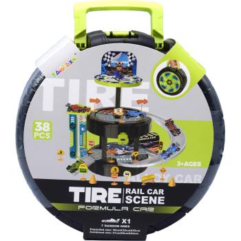 B-MAX Игрален комплект паркинг b-max - Формула 1, 38 части, асортимент (923516)