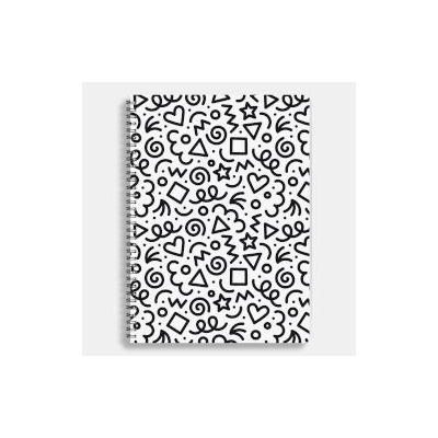 Sentio Тетрадка със спирала A4 80 листа Doodle