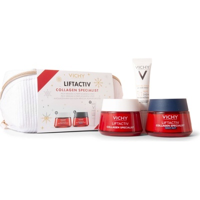 ﻿VICHY Liftactiv Specialist VICHY Liftactiv Collagen Specialist Liftingový krém proti vráskám 50 ml + VICHY Liftactiv Collagen Specialist noční krém 50 ml a dárek s kuponem Dárkové balení – Zboží Mobilmania