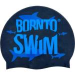 BornToSwim silicone cap junior черен