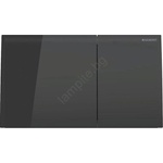 Geberit 115.622. SJ. 1 - Бутон за промиване Sigma70 25x14, 6 cm черен (GB0074)